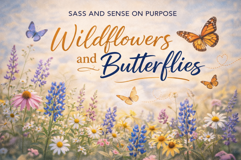 Wildflowers and Butterflies Sass and Sense On Purpose